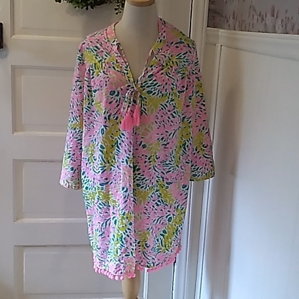 Midpie large beach ⛱ color summer dress